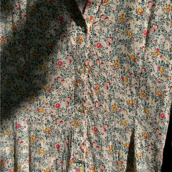 ZARA Ditsy Floral Midi Dress - Picture 2 of 5